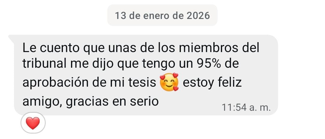 Reseña real de cliente EDUVA 15