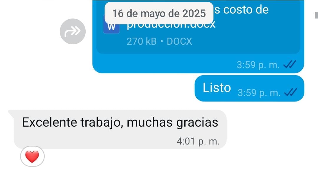 Reseña real de cliente EDUVA 30