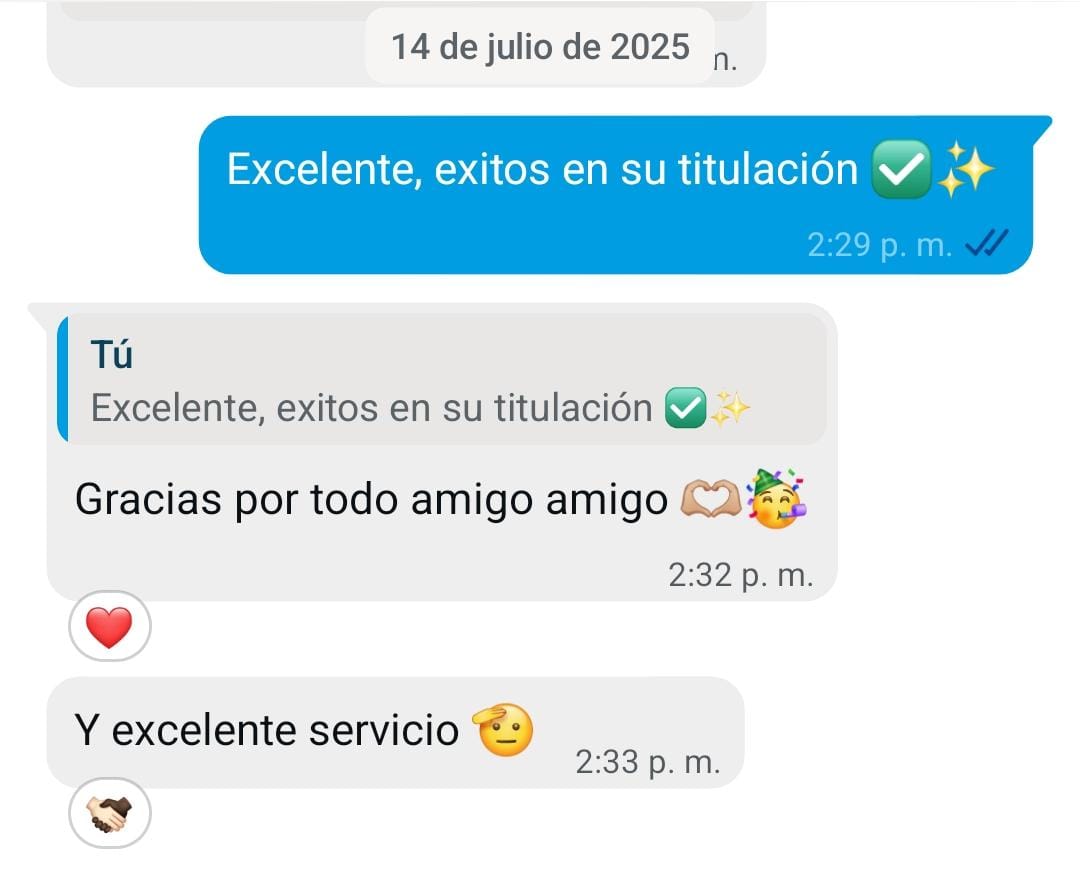 Reseña real de cliente EDUVA 23