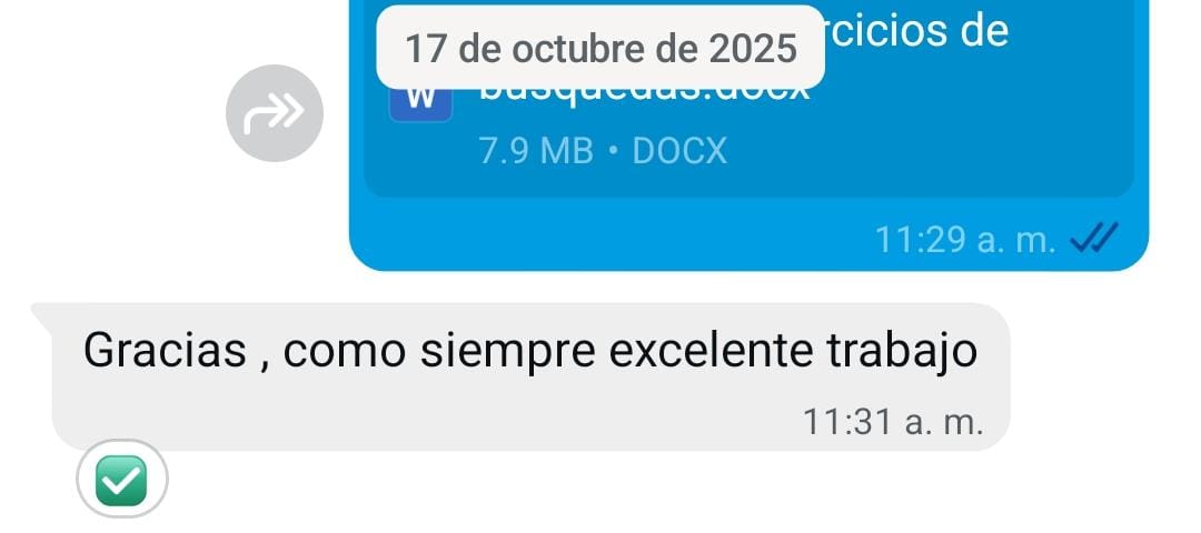 Reseña real de cliente EDUVA 18